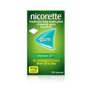 NICORETTE FRESHMINT 4MG SUGAR FREE COATED GUM 105 PIECES - Cobh Pharmacy