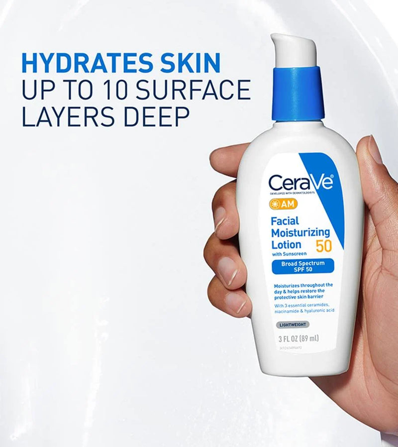 CERAVE AM MOISTURISING LOTION SPF50 52ML