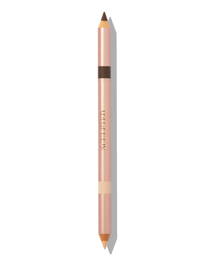 SCULPTED DOUBLE ENDED KOHL EYE PENCIL BROWN NUDE