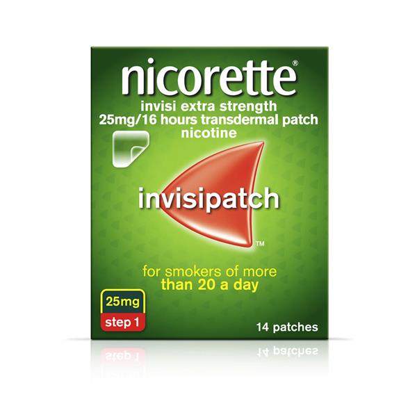 NICORETTE INVISI X STR 25MG/16HRS PATCH