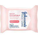 JOHNSONS DAILY ESSENTIALS WIPES FF 25S