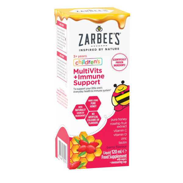 ZARBEES KIDS MULTIVITS AND IMMUNE SUPPORT 120ML