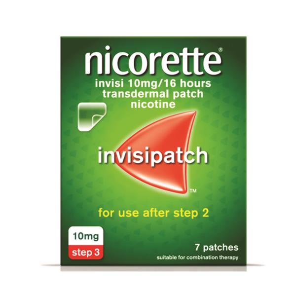 NICORETTE STEP 3 10MG INVISIPATCH - 7 PATCHES