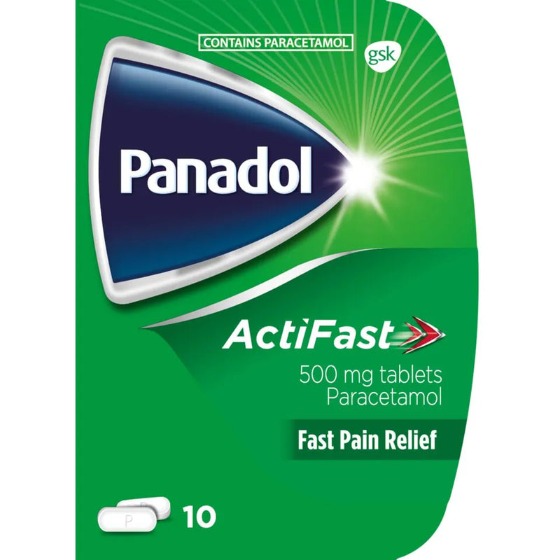 PANADOL ACTIFAST TABS COMPACT 10S