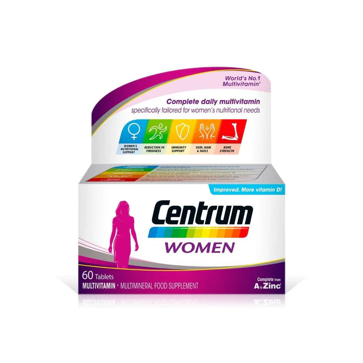 CENTRUM WOMEN MULTIVITAMIN 60 TABS