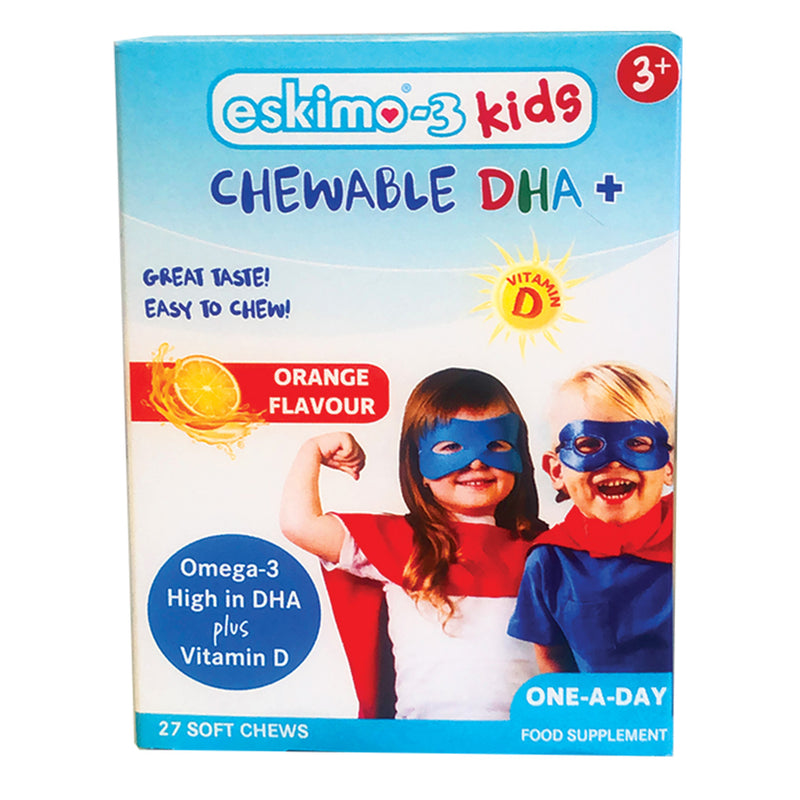 ESKIMO 3 KIDS CHEWABLE DHA 27PC