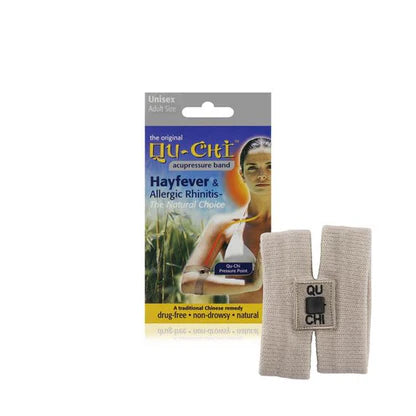 QU-CHI HAYFEVER ACUPRESSURE BAND GREY (ADULT)