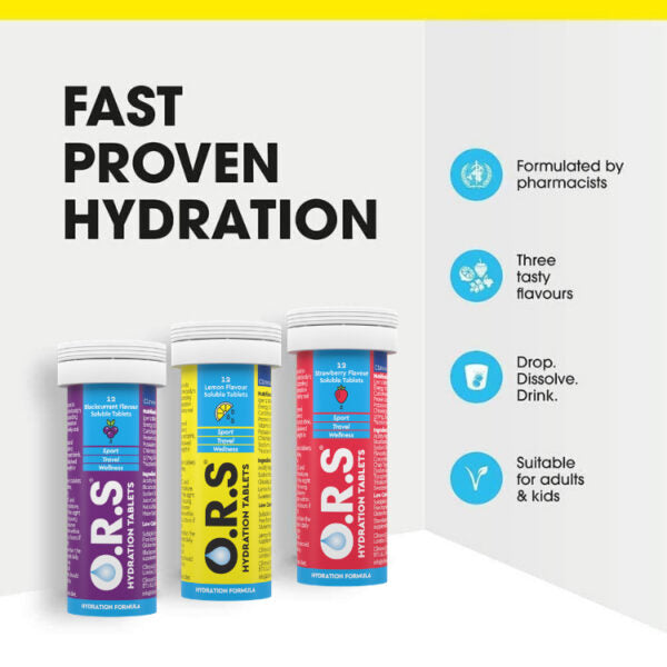 ORS ORAL REHYDRATION SALTS S BERRY 12