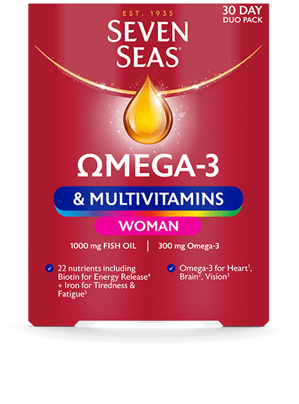 SEVEN SEAS OMEGA 3 & MULTIVITAMINS WOMAN 30 DAY DUO PACK