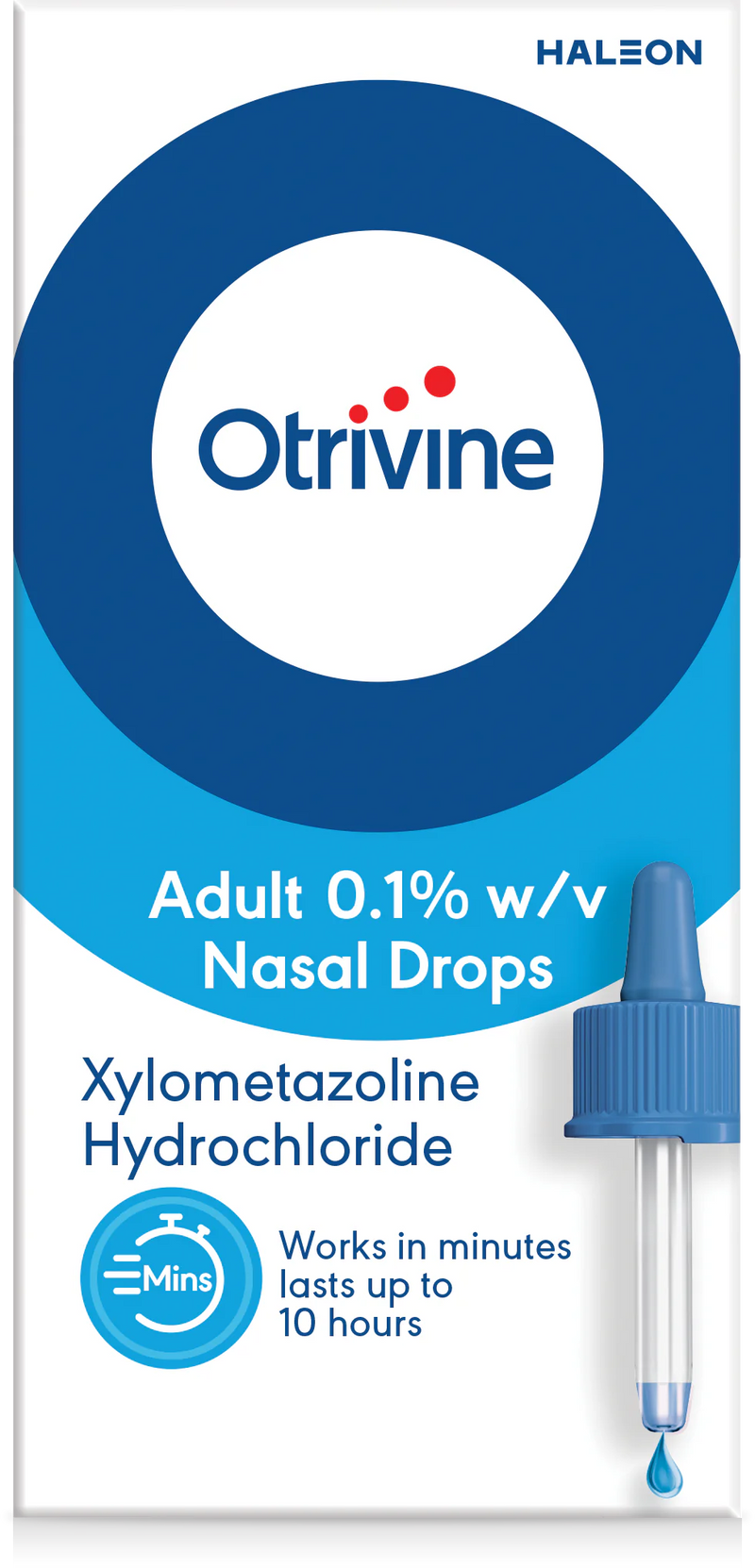 OTRIVINE ADULT NASAL DROPS 10ML