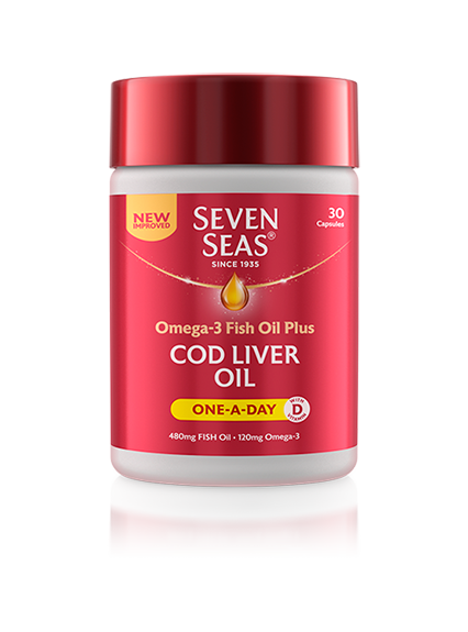 SEVEN SEAS COD LIVER OIL 120 CAPS ONE A DAY