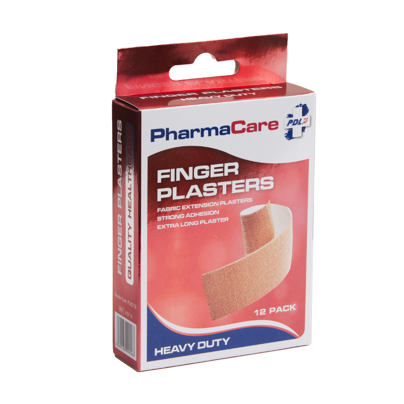 PHARMACARE FINGER PLASTERS 12 PK