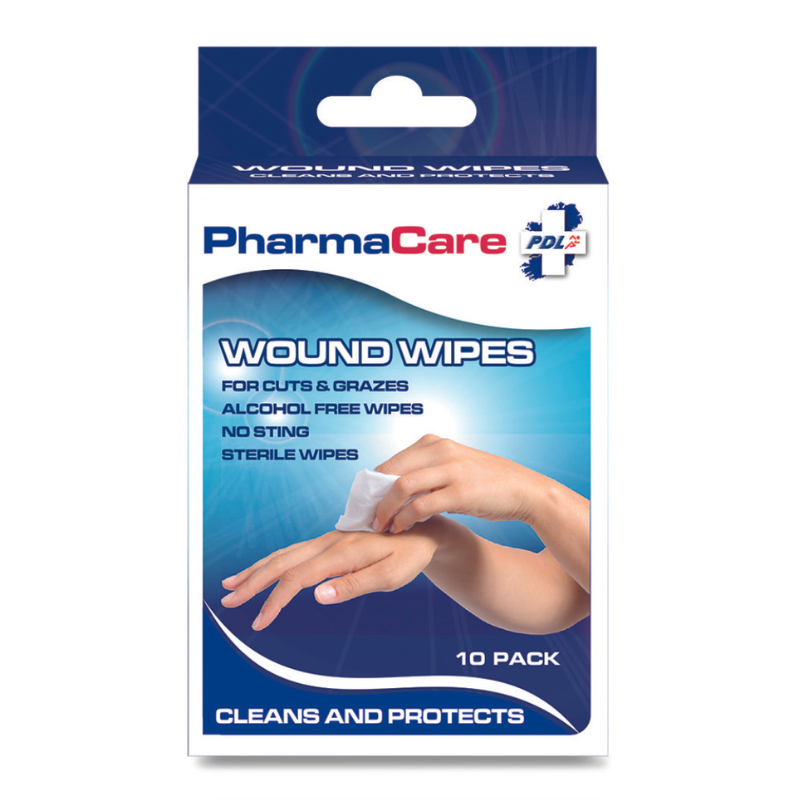 PHARMACARE ANTISEPTIC WIPES 10PK