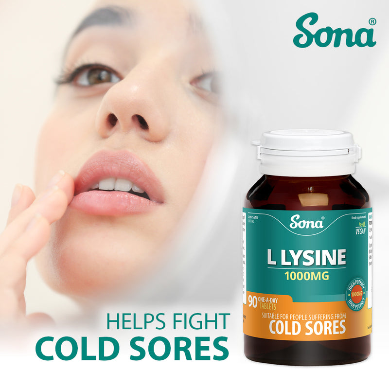 SONA L LYSINE 1000MG 1000MG ESSENTIAL AMINO ACID 90 TABS