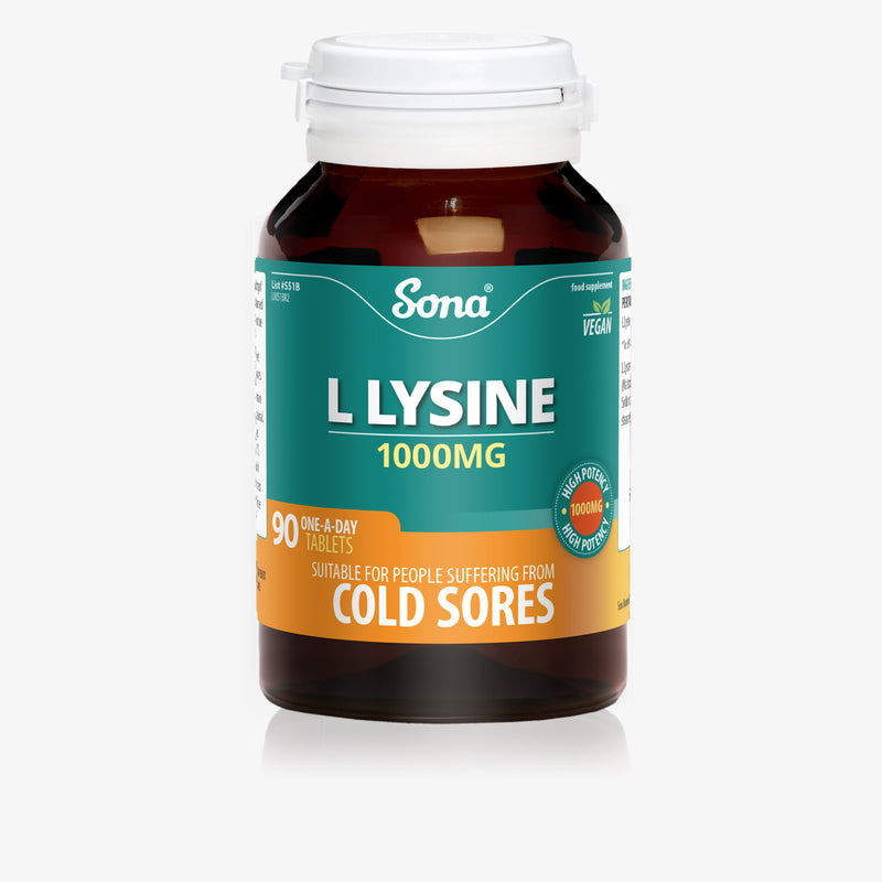 SONA L LYSINE 1000MG 1000MG ESSENTIAL AMINO ACID 90 TABS