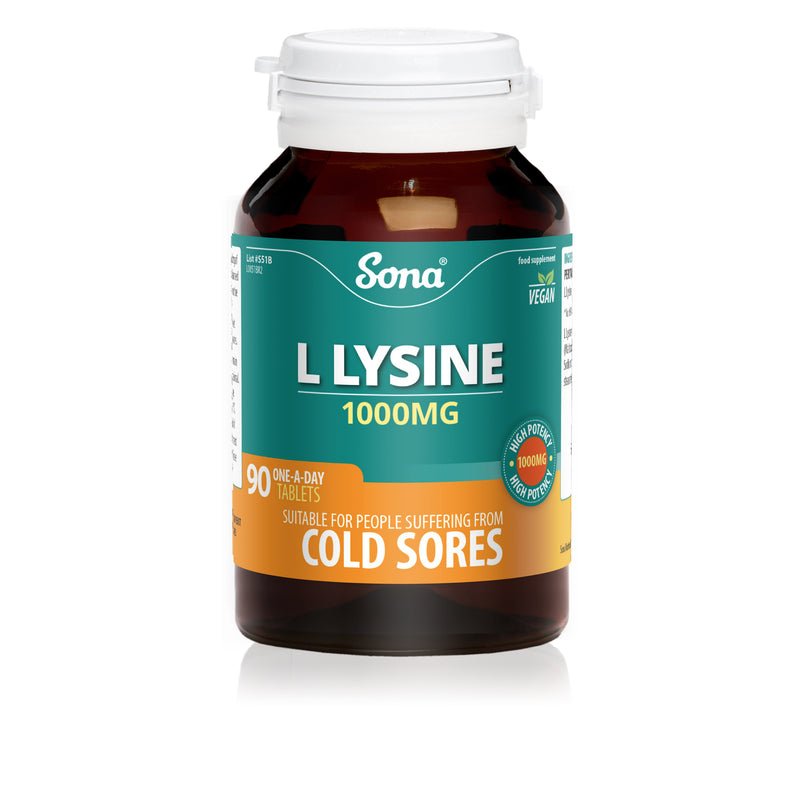 SONA L LYSINE 1000MG 1000MG ESSENTIAL AMINO ACID 90 TABS