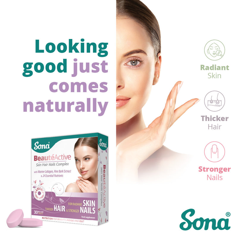 SONA BEAUT ACTIVE SKIN HAIR NAILS COMPLEX 30 TAB