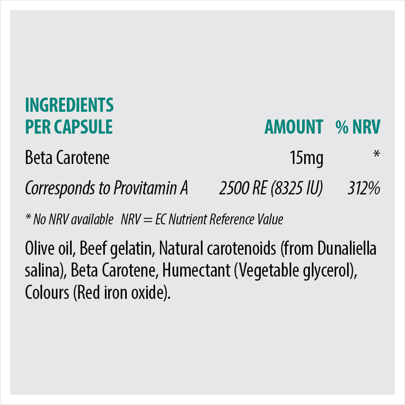 Sona Natural Beta Carotene 60 CAPS