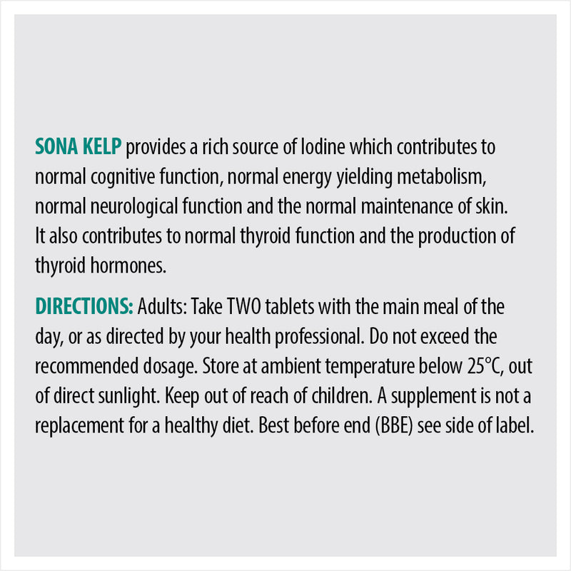 SONA KELP TABS 200S