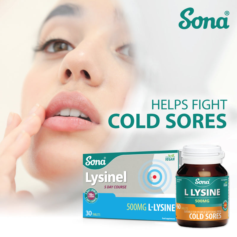 SONA LYSINEL TABS COLD SORE FORMULA