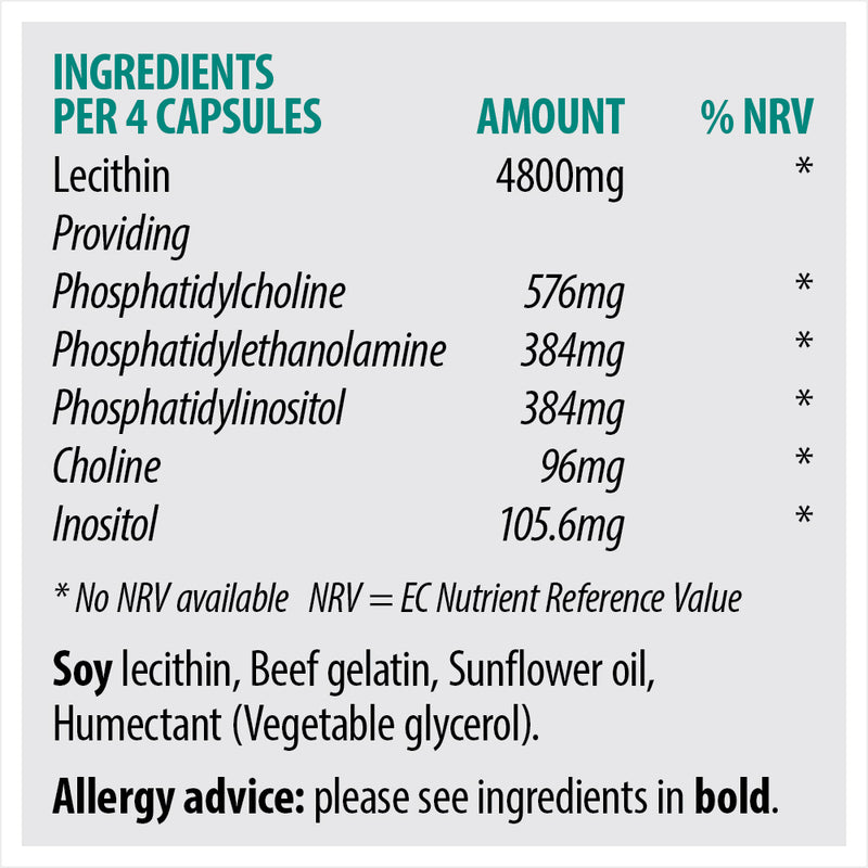 SONA LECITHIN CAPS 1200MG 90S