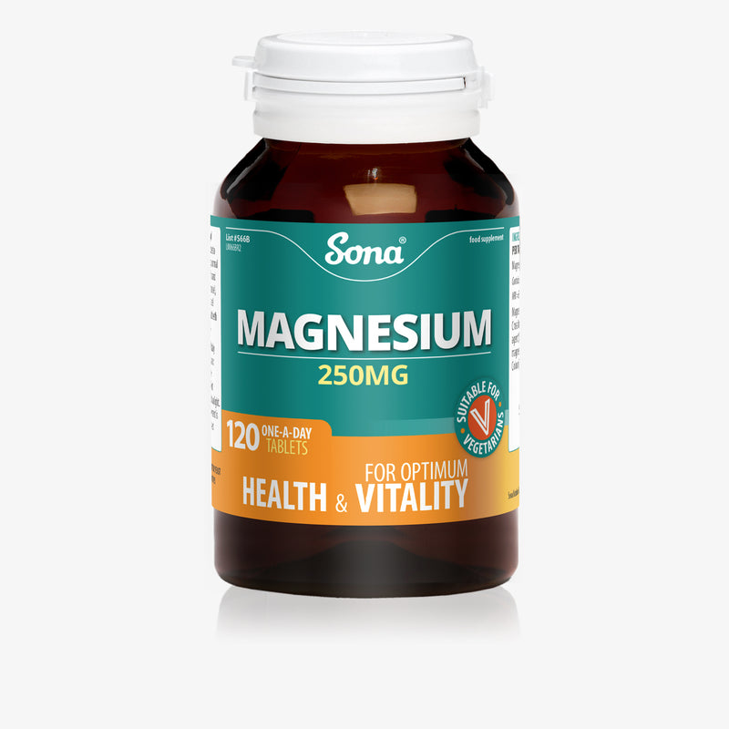 SONA MAGNESIUM 250MG ONE A DAY 120 TABS