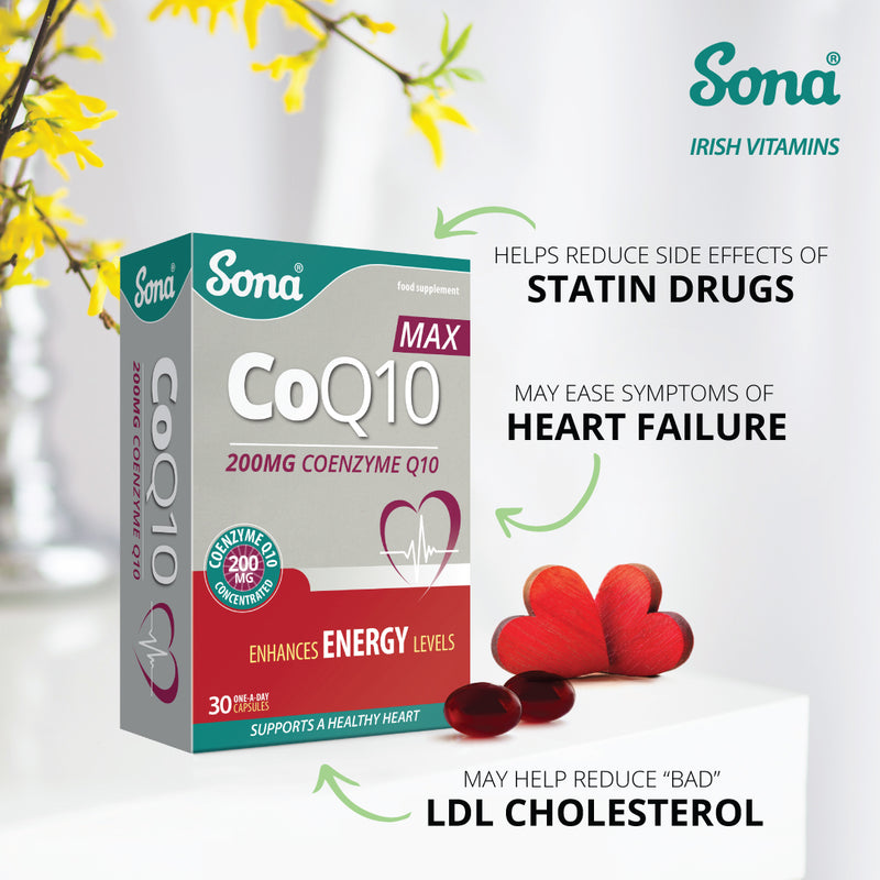 SONA COQ10 MAX 200MG CAPS 30CAPS