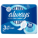 ALWAYS ULTRA DAY N NGHT PADS WITH WINGS SIZE 3 9S - Cobh Pharmacy