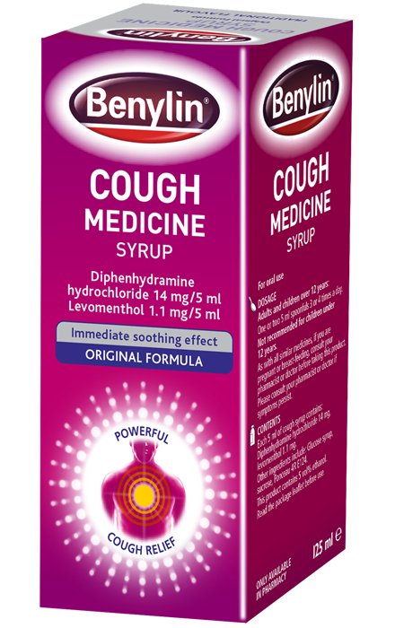 Benylin Cough Medicine Syrup - 125ml - Cobh Pharmacy