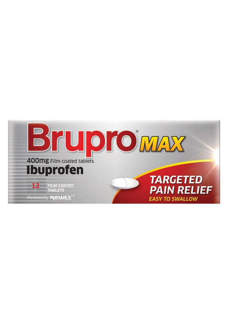 Brupro Max Ibuprofen 400mg Tablets - Cobh Pharmacy