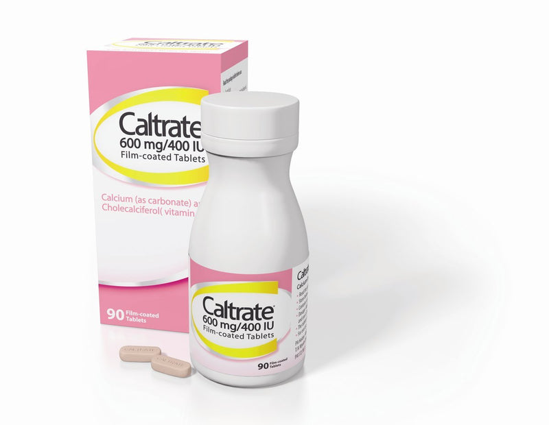 Caltrate 600mg/400 IU Film - Coated 90 Tablets - Cobh Pharmacy