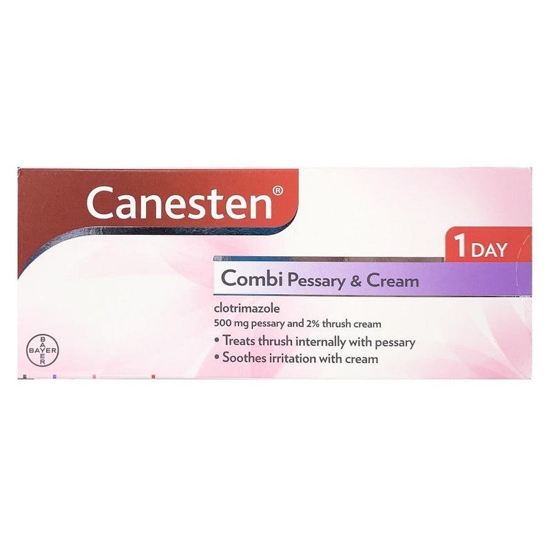 Canesten Combi Pessary & Cream Clotrimazole - Cobh Pharmacy