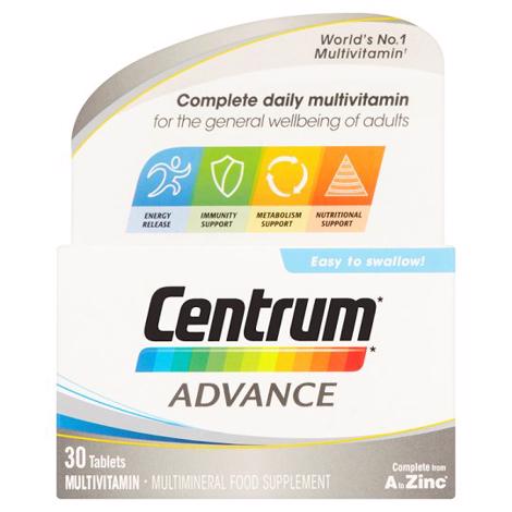 CENTRUM ADVANCE 30 TABS