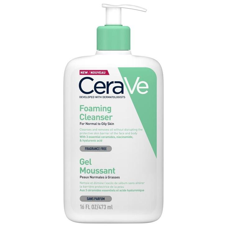 CeraVe Foaming Cleanser Normal to Oily Skin - Cobh Pharmacy