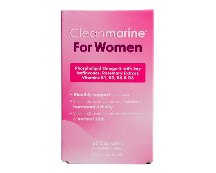 Cleanmarine Krill Oil for Women 60 Capsules - Cobh Pharmacy