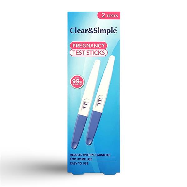 CLEAR N SIMPLE PREGNANCY TEST 2 PACK - Cobh Pharmacy