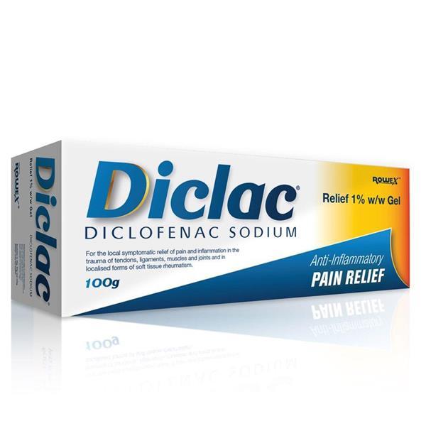 Diclac Relief Diclofenac 1% Pain Relief Gel - Cobh Pharmacy