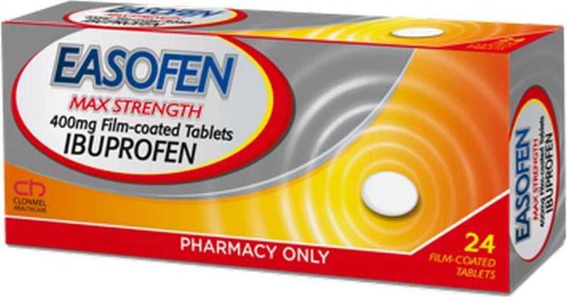 EASOFEN IBUPROFEN MAXSTRENGTH 24S - Cobh Pharmacy