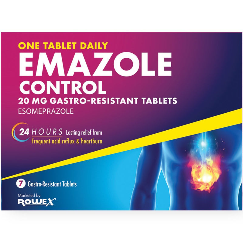 Emazole Control Esomeprazole Tablets - Cobh Pharmacy