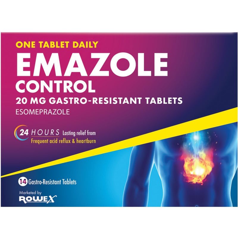 Emazole Control Esomeprazole Tablets - Cobh Pharmacy