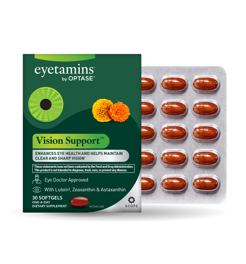 OPTASE EYETAMINS VISION SUPPORT CAPSULES 30S