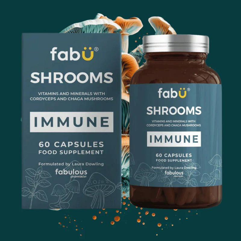 FABU SHROOMS IMMUNE 60CAPS - Cobh Pharmacy