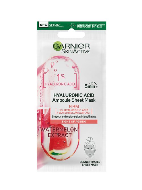 GARNIER SKIN ACTIVE SHEET MASK HYALURONIC ACID 15GR - Cobh Pharmacy