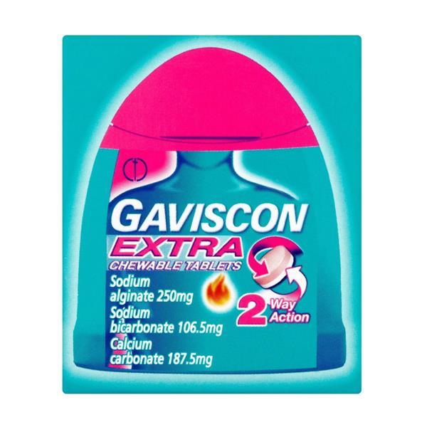 Gaviscon Extra Chewable Tablets 12 Pack - Cobh Pharmacy