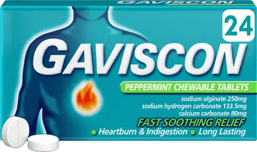 GAVISCON PEPPERMINT TABLETS - Cobh Pharmacy