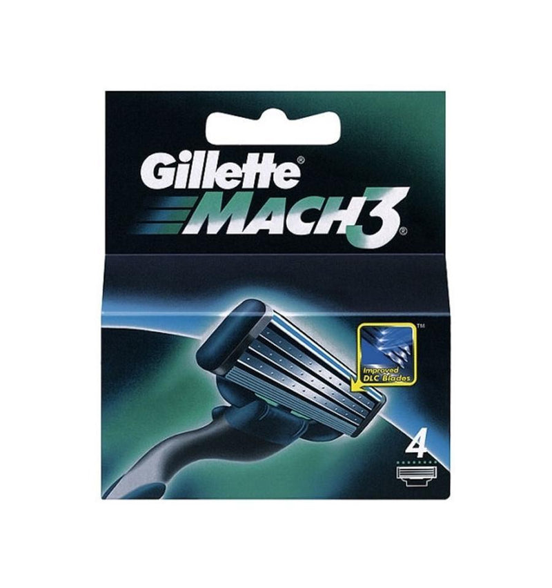 Gillette Mach 3 Blades 4 Pack - Cobh Pharmacy