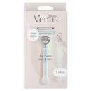GILLETTE VENUS RAZOR FOR PUBIC HAIR AND SKIN 1PCE - Cobh Pharmacy
