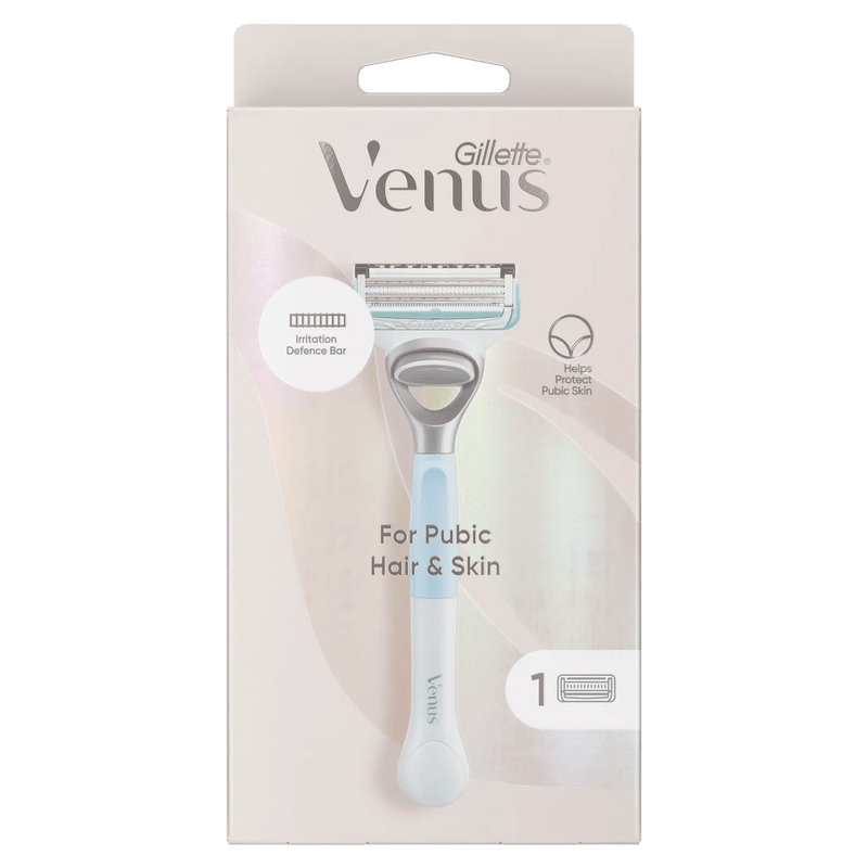 GILLETTE VENUS RAZOR FOR PUBIC HAIR AND SKIN 1PCE - Cobh Pharmacy