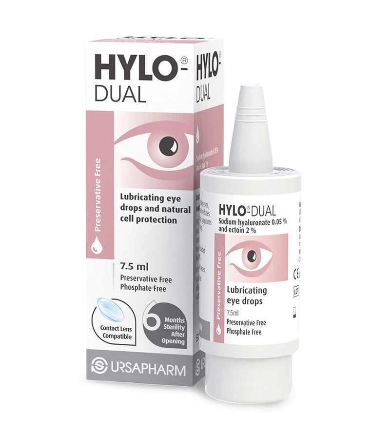 Hylo - Dual Preservative Free Eye Drops 7.5ml - Cobh Pharmacy