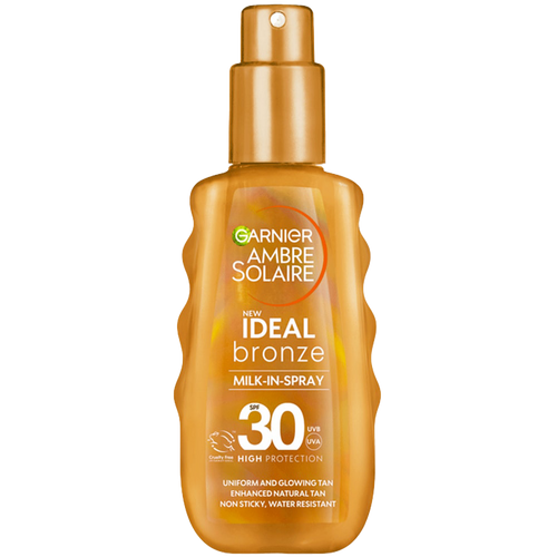 GARNIER AMBRE SOLAIRE IDEAL BRONZE SPF30 MILK IN SPRAY 150ML